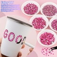 thumbnail image 6 of 25000Pcs Resin Rhinestones for Crafting, Mine Gold 2-6mm Mixed Sizes Non Hotfix Flatback Gems with 1Pcs Glue, Bedazzling Crystal for DIY Craft Clothing Mugs Tumblers Shoes Fabric Decor Nail Art, 6 of 8