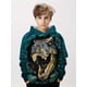 thumbnail image 2 of Sudaderas con capucha con estampado de animales y dinosaurios en 3D para niños y niñas, sudaderas con capucha unisex de estilo Harajuku, ropa de moda para niños, abrigo, 2 of 5