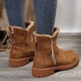 thumbnail image 6 of Women's Snow Boots - Warm and Cozy Leather Winter Footwear with Real Wool for Unmatched Comfort, 6 of 8
