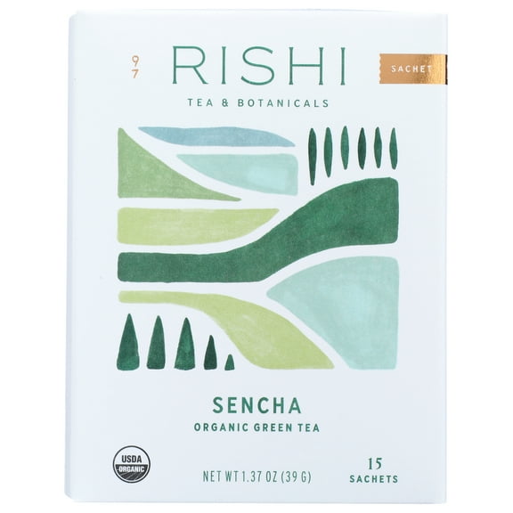 Rishi Tea Sencha Green Tea, Tea Bags, 15 Ct