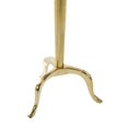 thumbnail image 6 of DecMode Gold Aluminum Metal Tall Floor Hurricane Lamp with Iridescent Glass Holder and Scrolled Legs, 6 of 14