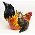 thumbnail image 3 of ALPHA ROOSTER CHICKEN WINE HOLDER KITCHEN DECORATION SCULPTURE STATUE, 3 of 4