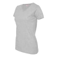 thumbnail image 2 of LAT Women's V-Neck Fine Jersey Tee, 2 of 5