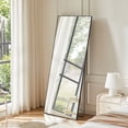 thumbnail image 4 of CONCETTA 71"x26" Full Length Standing Mirror, Rectangle Thin Aluminum Alloy Frame Wall Mirror for Bedroom, Living Room, Black Frame, 4 of 8