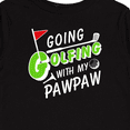 thumbnail image 4 of Inktastic Going Golfing with my Pawpaw- kids golf Boys or Girls Long Sleeve Toddler T-Shirt, 4 of 5