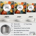 thumbnail image 4 of Designart "Citrus Jungle Foliage III" Tropical Square Mirror Wall Decor Traditional - Large Orange Square Bathroom Mirror - Square Printed Wall Mirror Art, 4 of 5