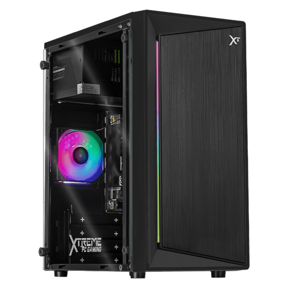 Computadora Escritorio Xtreme PC Gaming Intel Core i5 10400T 16GB SSD 500GB WIFI Black juegos casuales, trabajo y estudio