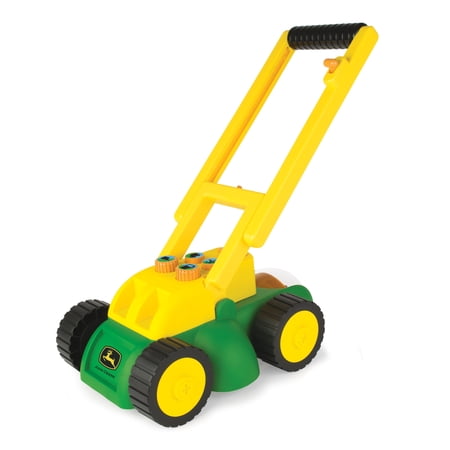 John Deere Real Sounds Electronic Lawnmower Role Play Push Toy With Real Mower