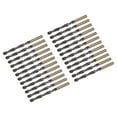 thumbnail image 1 of Uxcell 24pcs Brocas Jobber 6mm (0.236") Recubiertas de Nitruro Negro y Titanio Dorado Acero de Alta Velocidad M2 (HSS) Brocas de Torsión con Vástago Recto, 1 of 5