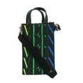thumbnail image 1 of Pre-Owned Unused Valentino Garavani Canvas Black Multicolor Shoulder Bag..., 1 of 8