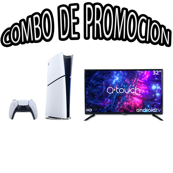 Consola Reacondicionada PS5 Slim Digital + Tv 32"