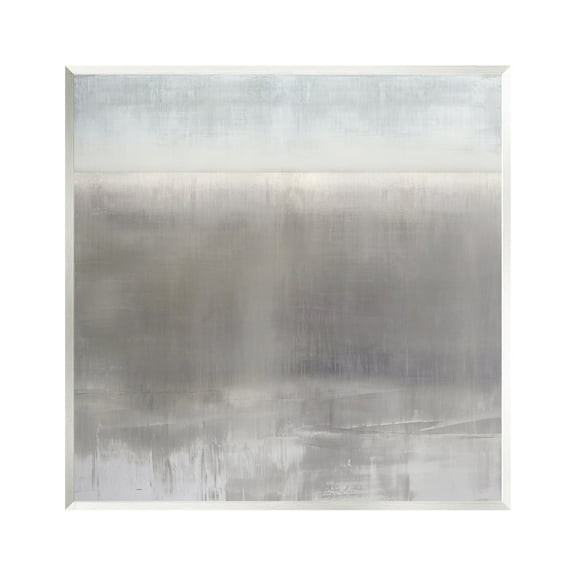 Stupell Industries Contemporary Gray Fog Abstract Painting Unframed Art Print Wall Art, 12 x 12