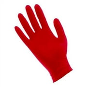 Atlantic Safety BLGRL-S Powder Free Red Nitrile Glove with an Aggressive Tread Grip - Small - 100 Per Box