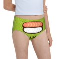 thumbnail image 6 of Pofeuu Fresh Sushi Print Soft Cotton Underwear Girls'Briefs Soft Undies, 6 of 7