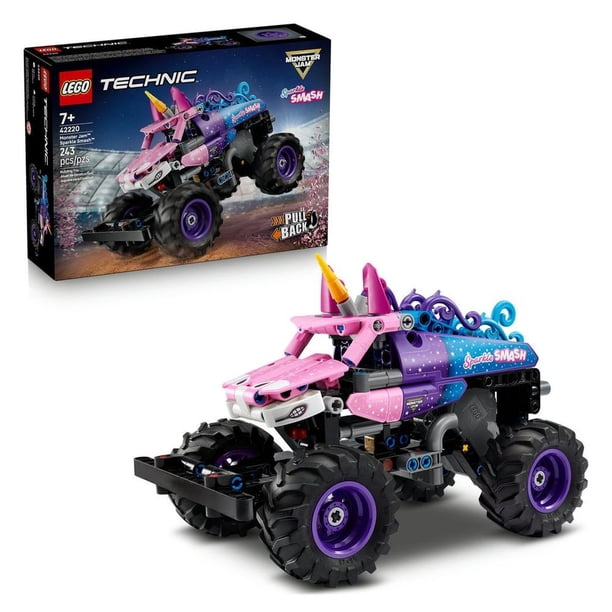 Set LEGO Technic Monster Jam Sparkle Smash con Motor de Carga Manual 42220