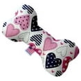 thumbnail image 2 of Mirage Pet 1104-CTYBN6 Mixed Canvas Bone Dog Toy - 6 in., 2 of 2