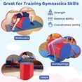 thumbnail image 6 of Costway 24.5" x 26" Octagon Gymnastics Mat Skill Shape Tumbling Mat with Thick Filling Red, 6 of 10
