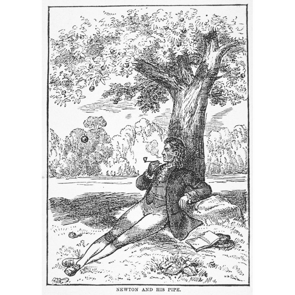 Isaac Newton And The Apple Nenglish Physicist And Mathematician