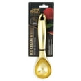 Thyme & Table Ice Cream Scoop with Brushed Gold Finish and Comfortable