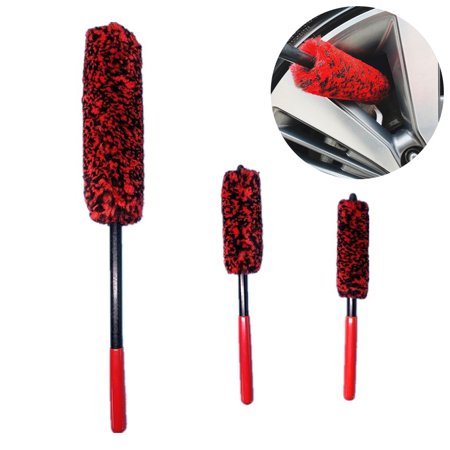 

Wheel Brush Kit Wheel Woolies Cleaning Brush Set Suitable for Automotive Wheel