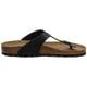 thumbnail image 4 of Sandalias Birkenstock Gizeh Birko-Flor Tanga negras 37EU, 4 of 5
