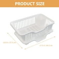 thumbnail image 2 of Raindrops Dish Drying Racks White PP Compact Design for Homeowners 1Set, 2 of 8