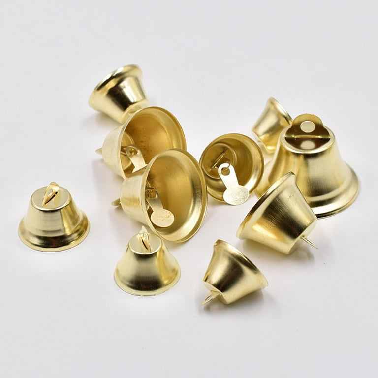 100 Pcs small bells for DIY small bells jingle bell necklaces Metal Bells  for