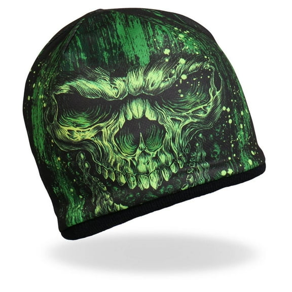 Hot Leathers KHC1028 Sublimated Shredder Skull Beanie One Size