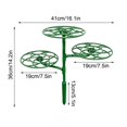 thumbnail image 3 of Dmlowu Christmas Tree Topper Holder - Flat Wide Base Tree Topper Holder, 3 Head Universal Christmas Tree Toppers Holder ​for Angel Snowman Star Tree Topper, Green, 3 of 6