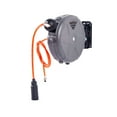 thumbnail image 1 of koolsoo Enrouleur de Tuyau de Jardin Rétractable Automatique Support Pivotant 180 Accessoires Outils, 1 of 9