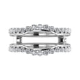 thumbnail image 2 of 14K White Gold 1/2 Ct.Tw. Diamond Chevron Guard Ring, 2 of 4