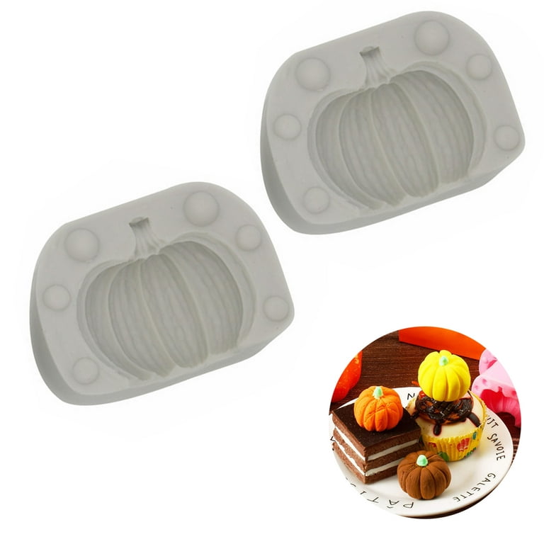 Pastry Tek Silicone Pumpkin Baking Mold - 6-Compartment - 10 Count Box