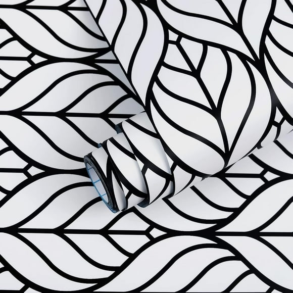 Chic White Background Peel And Stick Wallpaper, Self Adhesive Easy To Clean Vinyl Wallpaper For A Refreshing Home Makeover (45X500Cm)