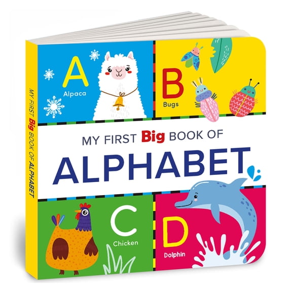 My First Big Book of Alphabet: Illustrated Board Book of ABC for Preschool Kids, Toddlers Book for 1  [Penguin Early Lea, (Board Book)