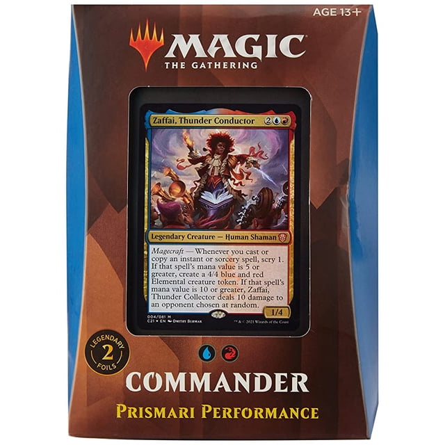 Magic The Gathering Strixhaven Commander Deck - Prismari (Azul-Rojo)