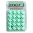 thumbnail image 1 of Mechanical Calculator 8 Digit Large LCD Display And Mechanical Buttons Handheld Mechanical Calculator For Off Ice, 1 of 6