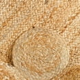 thumbnail image 3 of QUINCH Natural Jute Hand Braided Scalloped Area Rug, 3 of 5