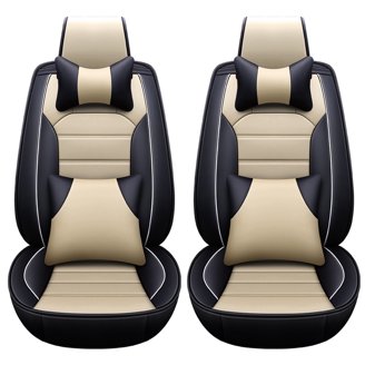 Waterproof Car Seat Cover With Kick Mat – Universal Fit, Airbag Safe, Gray 600D Oxford