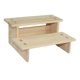 thumbnail image 3 of Estante de exhibición de madera, soporte de exhibición para objetos coleccionables, decoración sencilla y duradera. 2 capas 20cm, 3 of 9