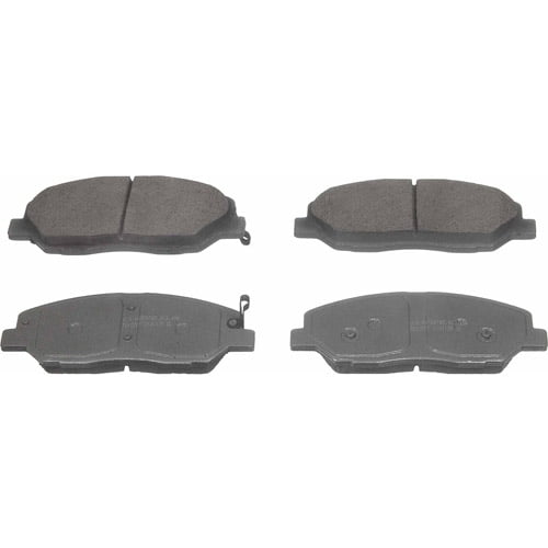 Front Wagner ThermoQuiet QC1202 Ceramic Disc Pad Set With Installation Hardware