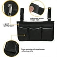 thumbnail image 3 of LILIANG Wheelchair Side Bag with Compartments, Wheelchair Armrest Accessories Pouch Storage Bag, 3 of 10