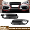 thumbnail image 2 of Front Bumper Fog Light Shell Car Accessories Fit For Audi A4 B8 S4 Sports Edition 2009-2012 Fog Lamp Frame Housing, 2 of 7