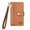 Brown, variant on Wallet Case for Apple iPhone 14 Women Men, Durable PU Leather Magnetic Flip Lanyard Strap Wristlet Zipper Card Holder Kickstand Wallet Phone Case Cover Full Body Protection, Black