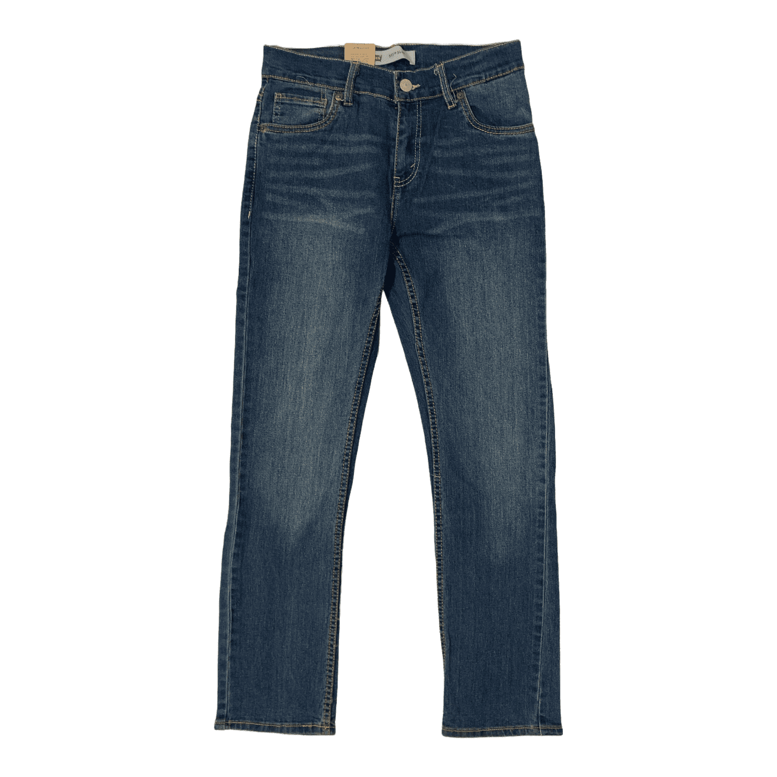 Levi Strauss Boy's 511 Slim Fit Stretch Denim Jean (Medium Wash, 14 Reg ...