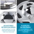 thumbnail image 5 of BDK Ford E-Series Style Hubcaps Wheel Cover, 16" Chrome Replica Cover, 4 Pieces, 5 of 8