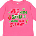 thumbnail image 4 of Inktastic Who Needs Santa when I Have Grammy Boys or Girls Long Sleeve Toddler T-Shirt, 4 of 5