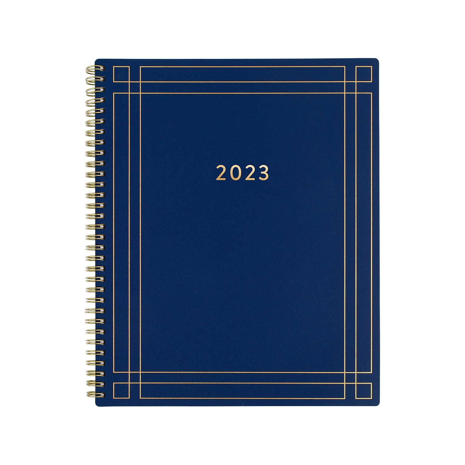 2023 AT-A-GLANCE Simplified by Emily Ley 8.5'' x 11'' Weekly & Monthly Planner Navy/Gold