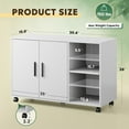 thumbnail image 4 of GALAXHERO Wood File Cabinet with Doors and Storage Shelves, Lateral Printer Cabinet for Home Office, White, 4 of 7