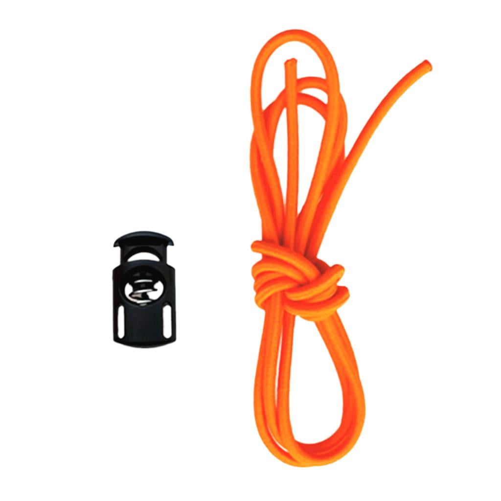 Elastic Goggles Strap Spare Part with Lock Button Orange