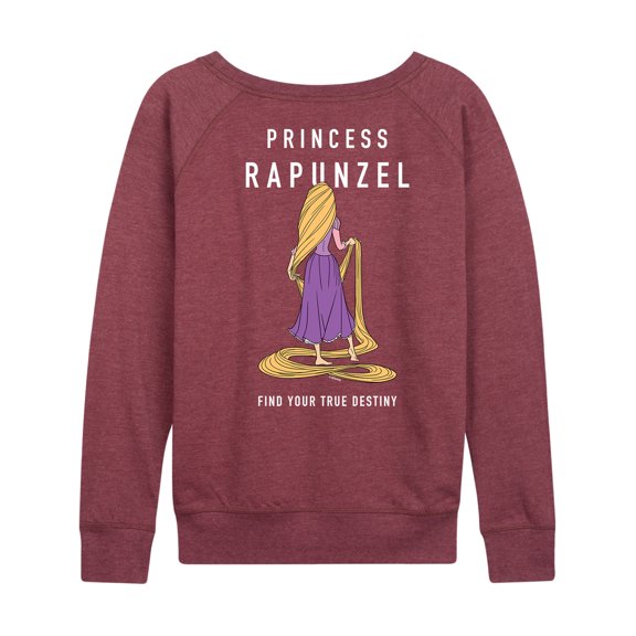 Disney Princess - Princess Rapunzel - Women's Lightweight French Terry Long Sleeve Shirt
